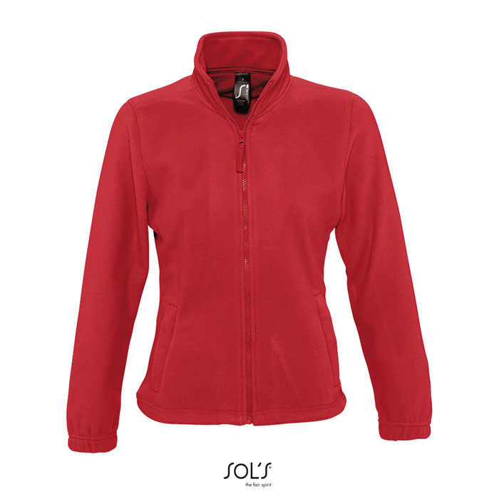 Veste polaire promotionnelle femme NORTH Rouge 1